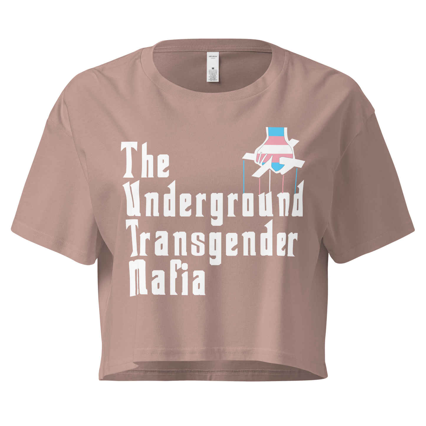 Underground Transgender Mafia Women’s crop top