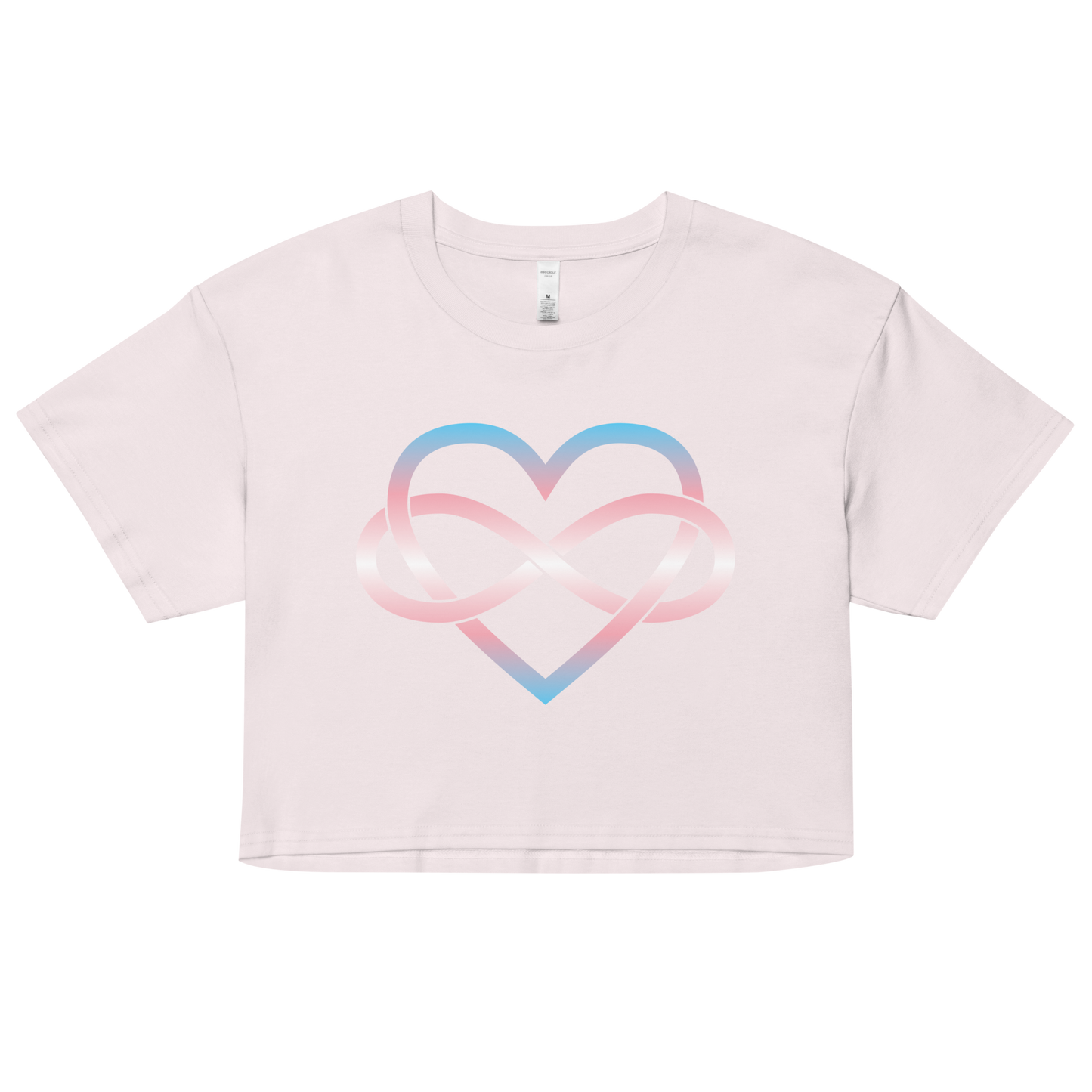 Polyamory Infinity Heart - Trans Women’s crop top