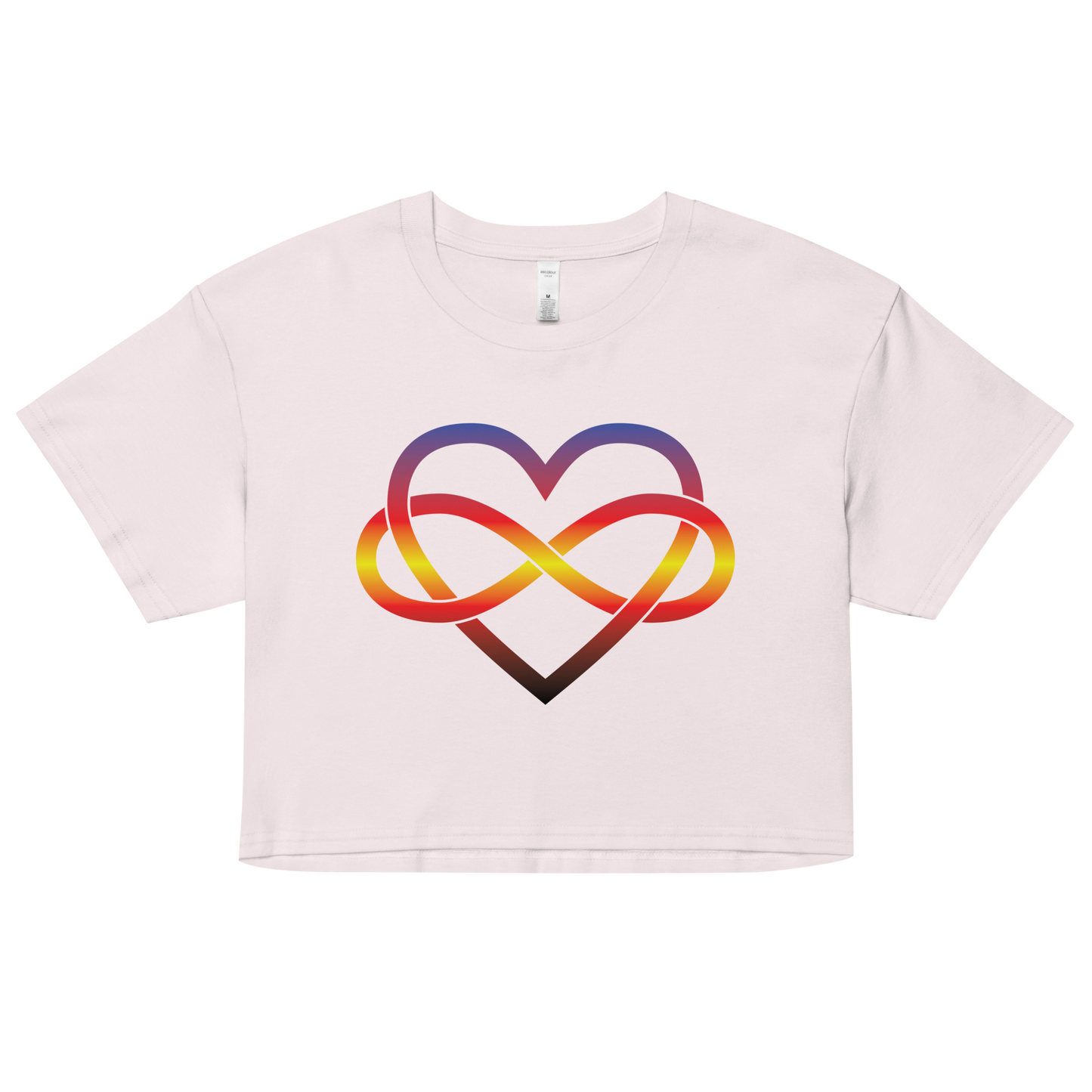 Polyamory Infinity Heart - Polyamory Women’s crop top