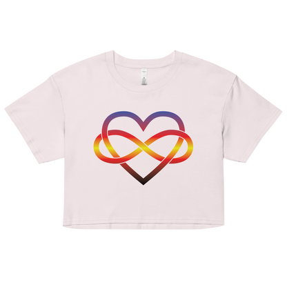 Polyamory Infinity Heart - Polyamory Women’s crop top