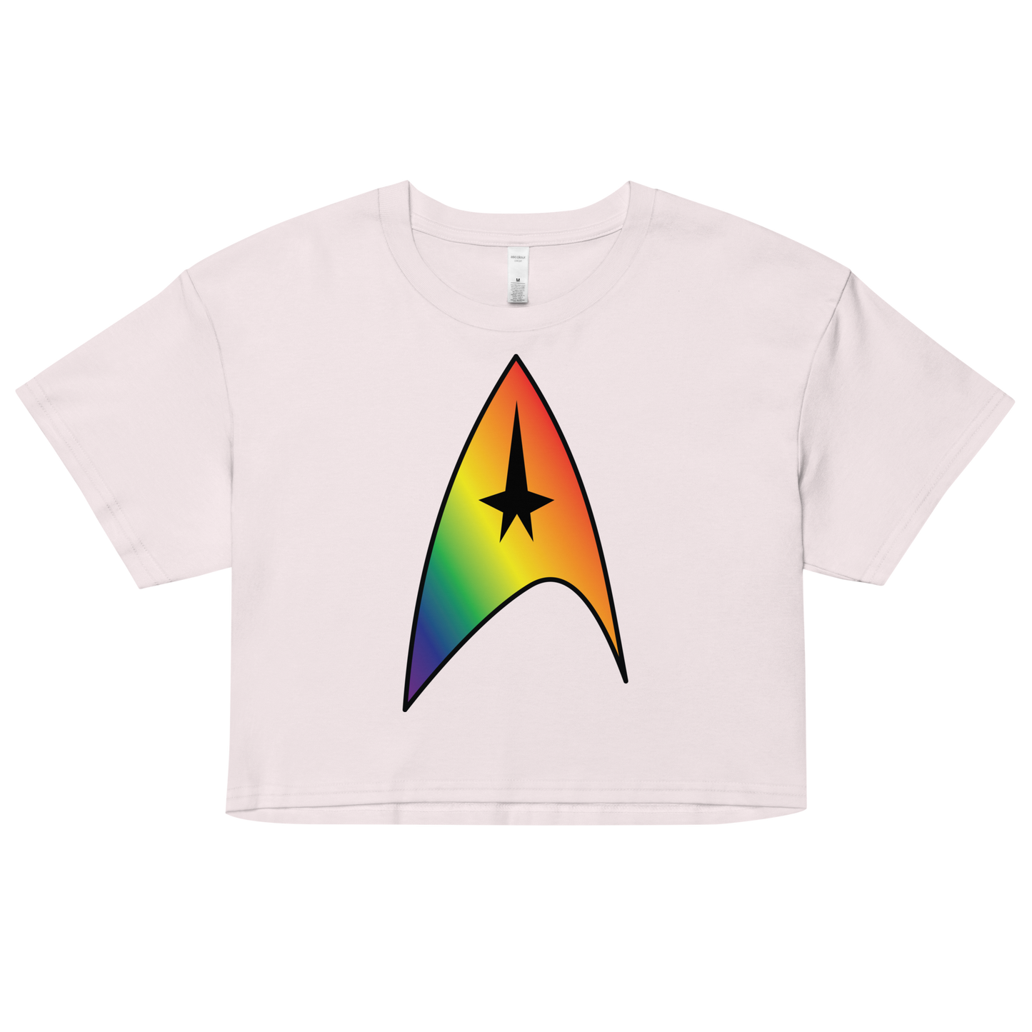 Starfleet Insignia - Rainbow Pride Women’s crop top