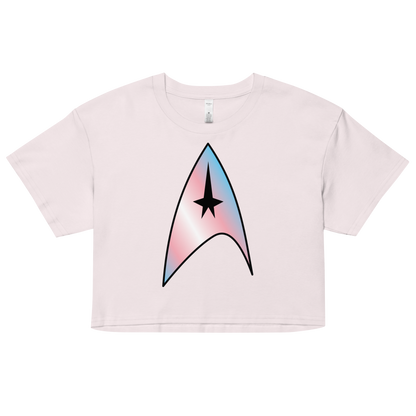 Starfleet Insignia - Trans Pride Women’s crop top