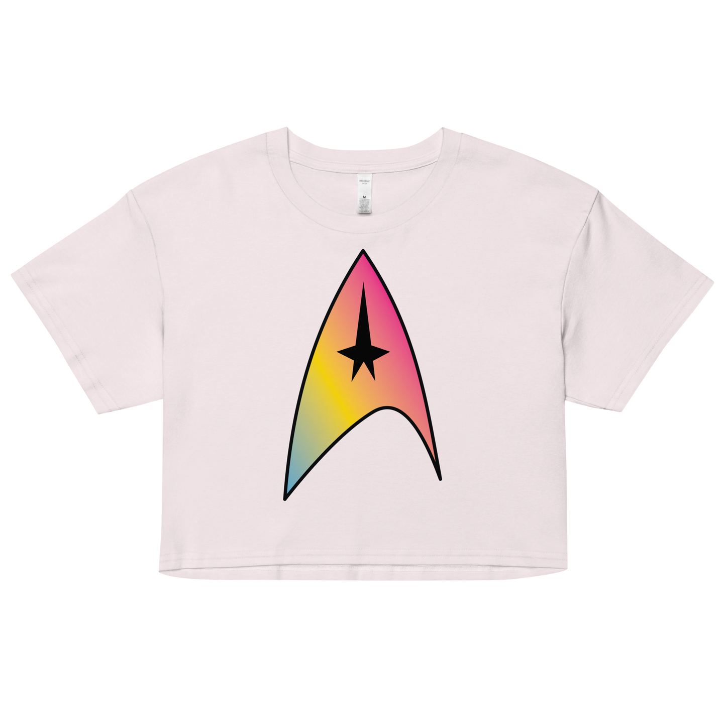 Starfleet Insignia - Pansexual Pride Women’s crop top