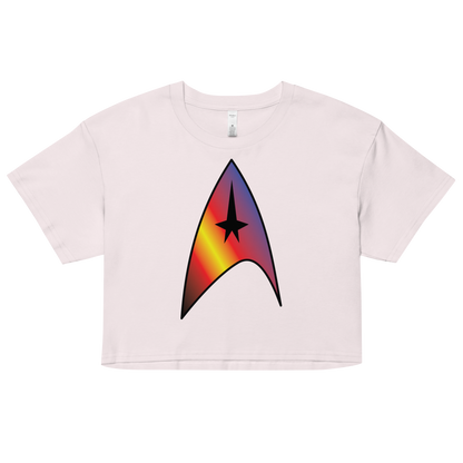 Starfleet Insignia - Polyamory Pride Women’s crop top