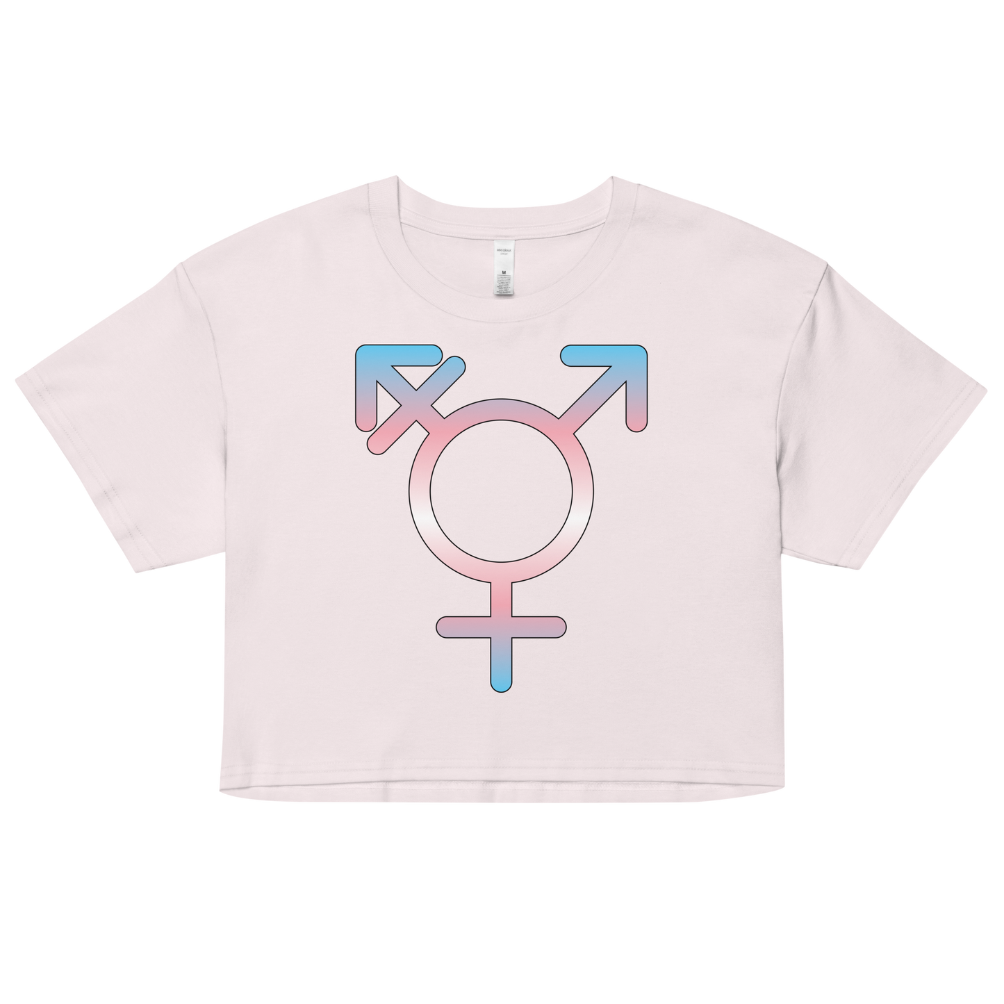 Transgender Symbol - Trans Pride Women’s crop top