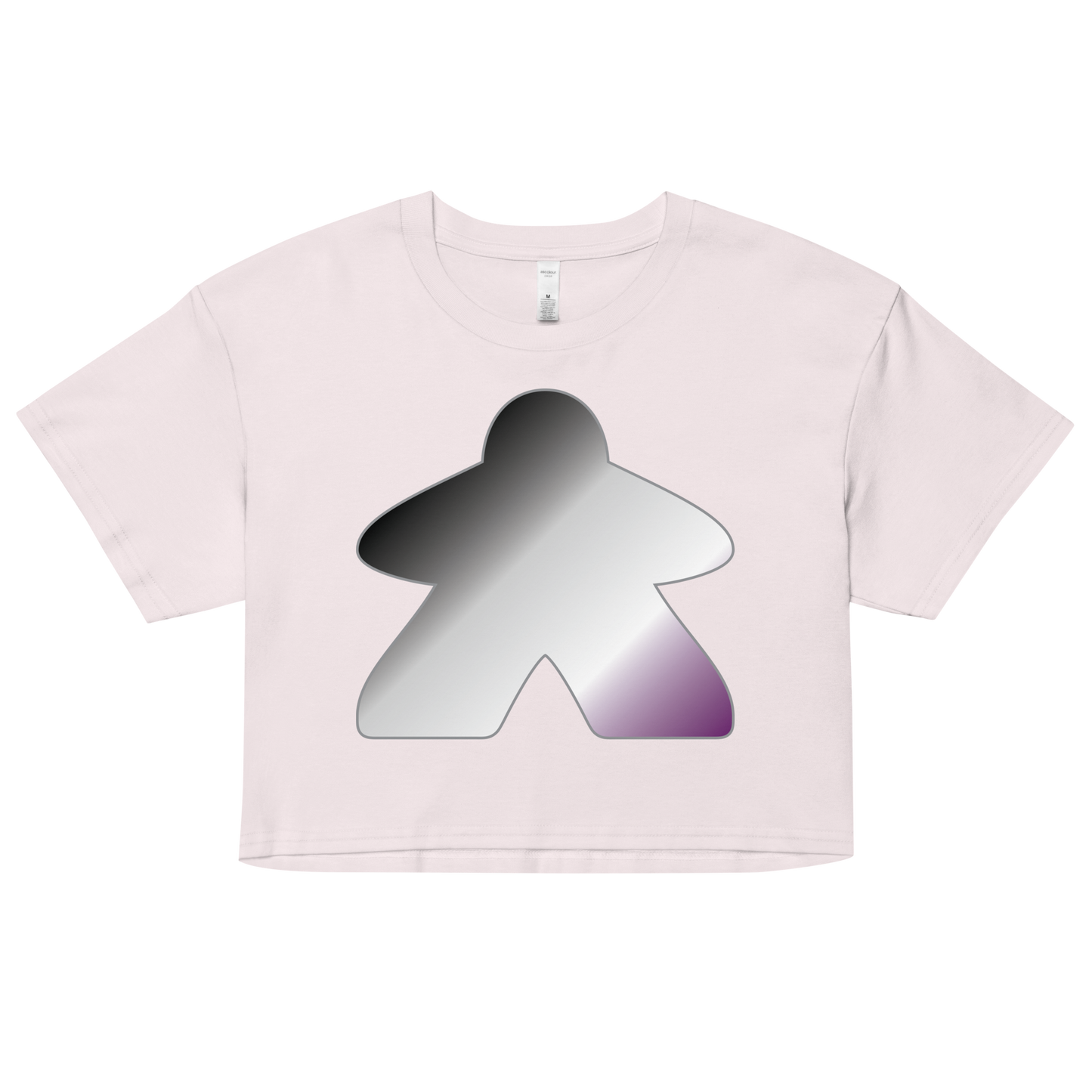 Queerple - Asexual/Demisexual Pride Women’s crop top