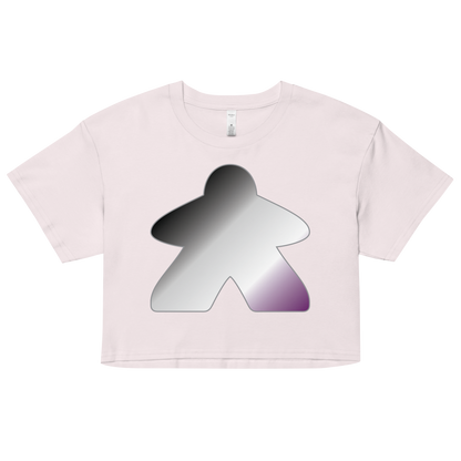 Queerple - Asexual/Demisexual Pride Women’s crop top