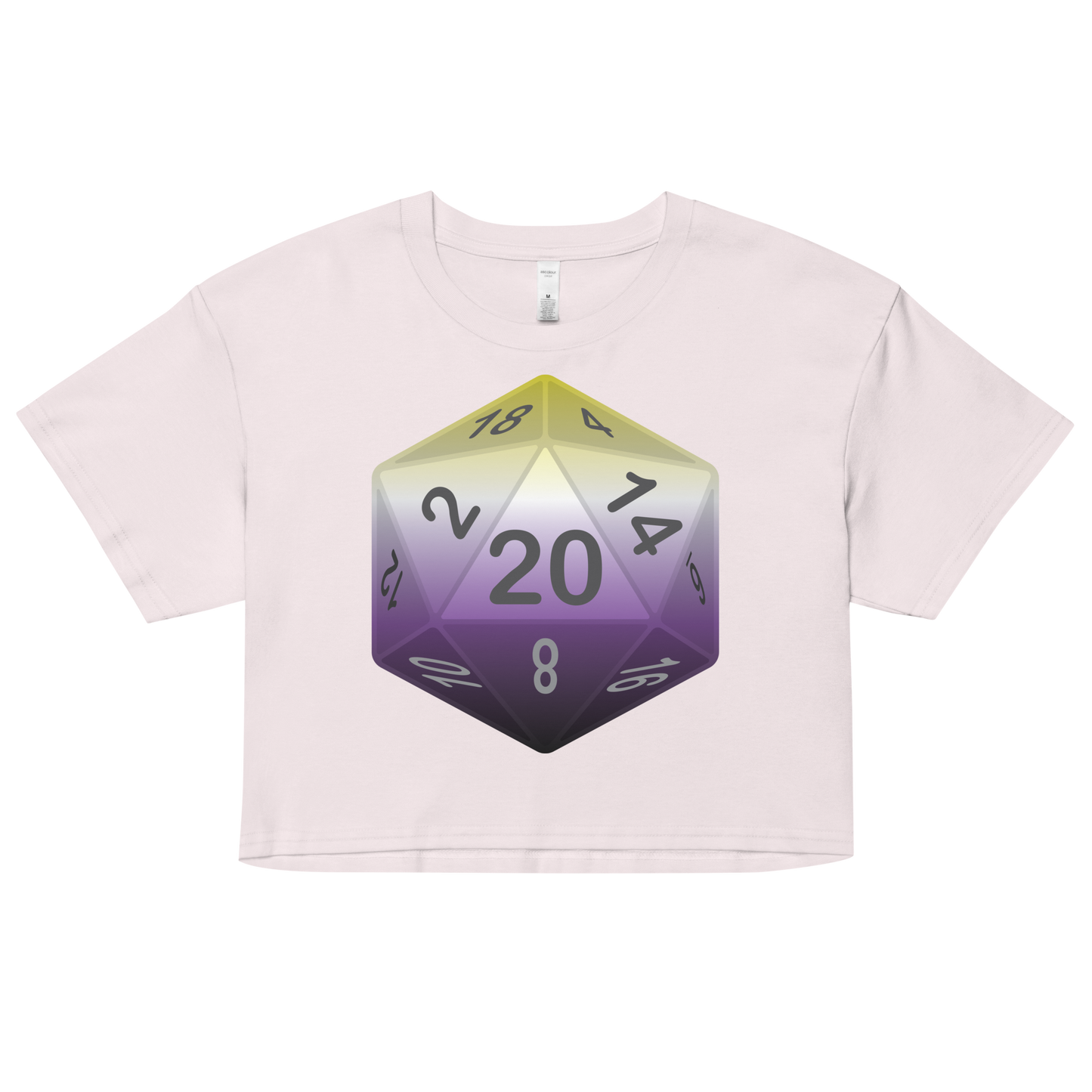 Pride Dice - Non-binary Women’s crop top