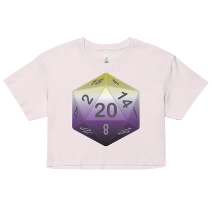 Pride Dice - Non-binary Women’s crop top