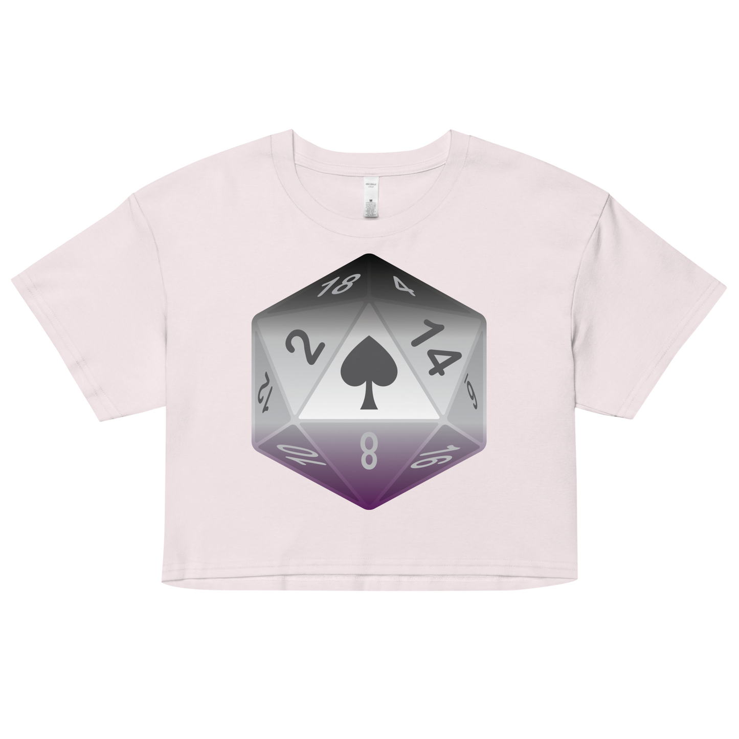 Pride Dice - Asexual Women’s crop top