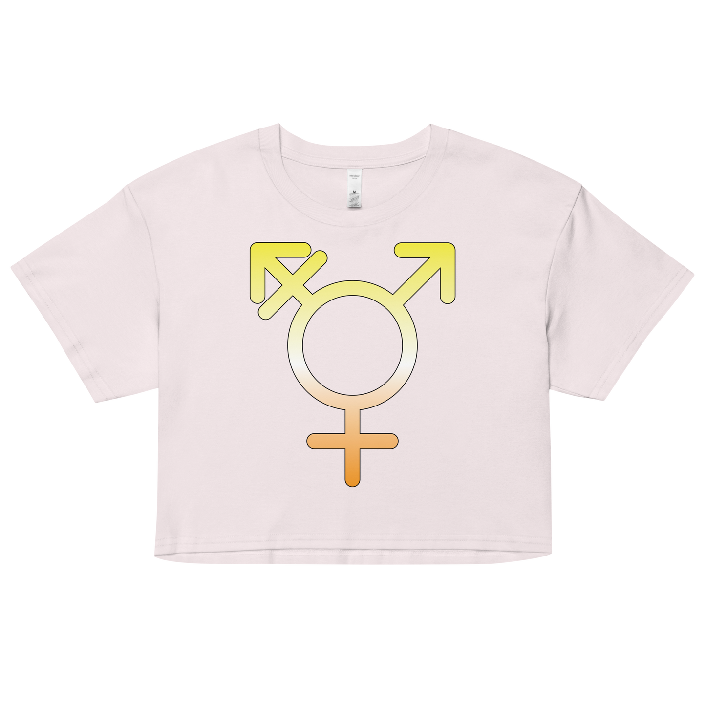 Transgender Symbol - Maverique Pride Women’s crop top