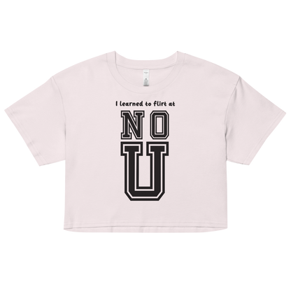 NO U Women’s crop top