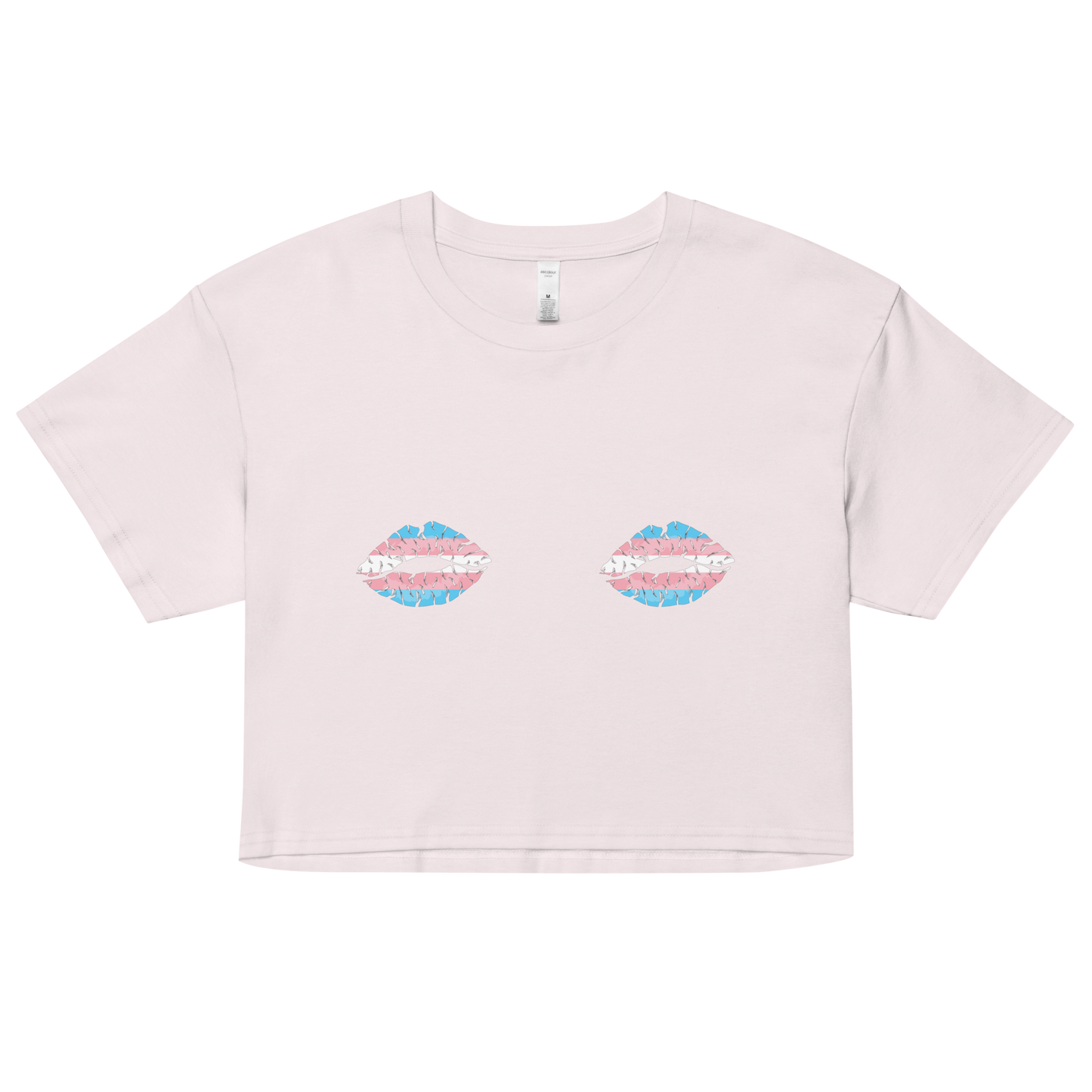 Trans Boob Kisses Women’s crop top