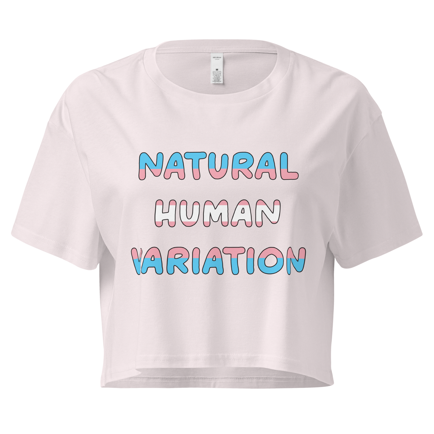 Natural Human Variation Women’s crop top