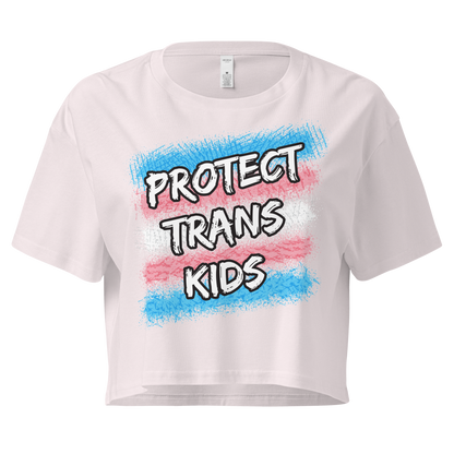 Protect Trans Kids Women’s crop top