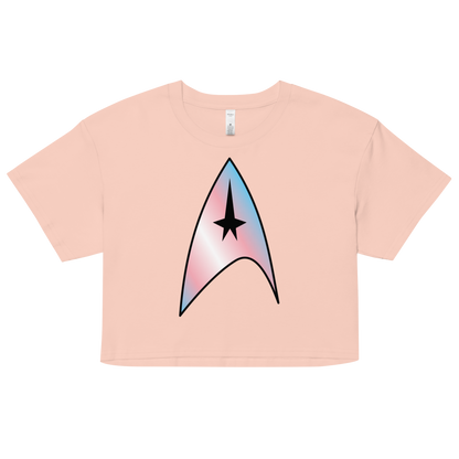 Starfleet Insignia - Trans Pride Women’s crop top