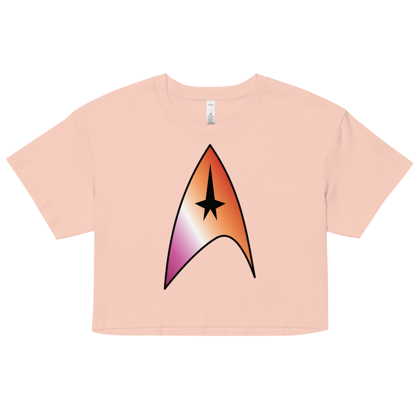 Starfleet Insignia - Lesbian Pride Women’s crop top