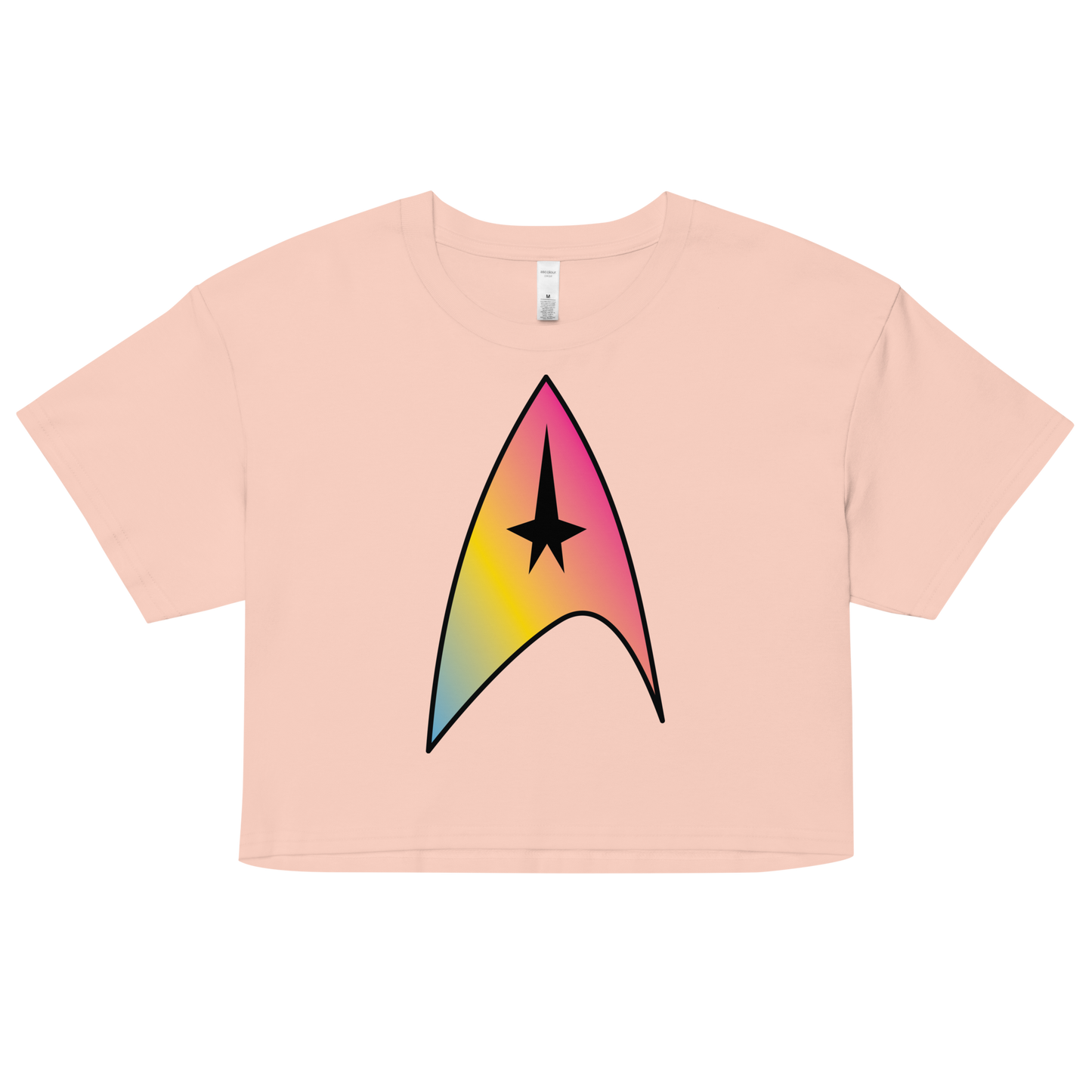 Starfleet Insignia - Pansexual Pride Women’s crop top