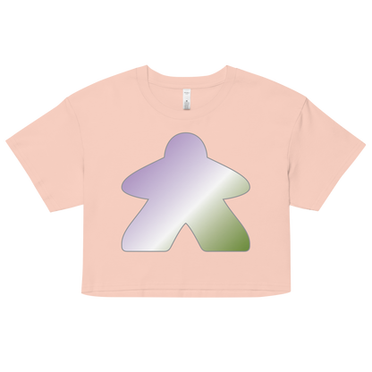 Queerple - Genderqueer Pride Women’s crop top