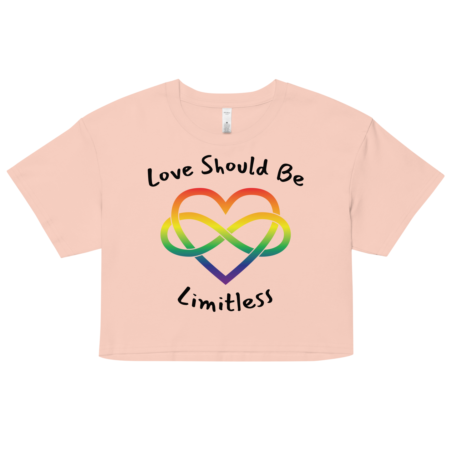 Love Should Be Limitless Women’s crop top