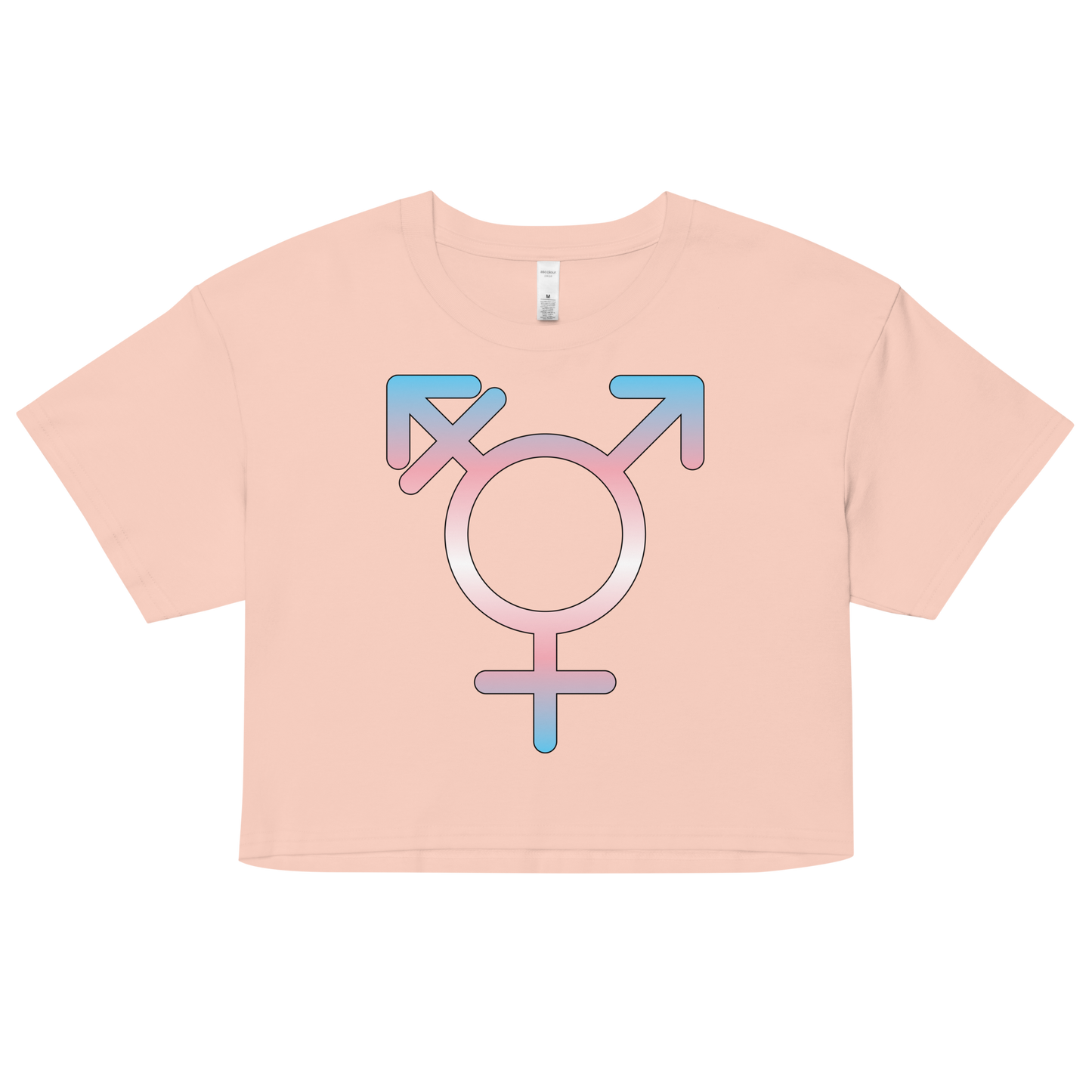 Transgender Symbol - Trans Pride Women’s crop top