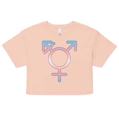 Transgender Symbol - Trans Pride Women’s crop top