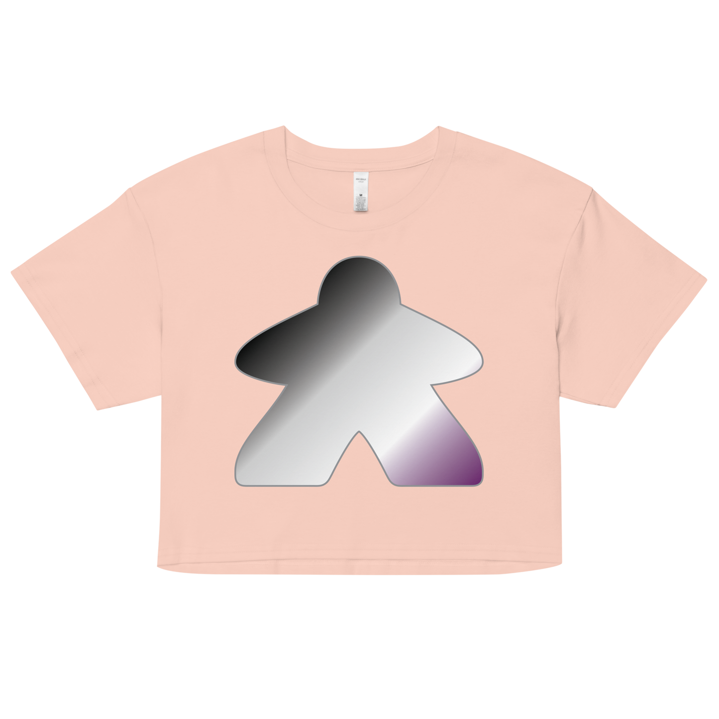 Queerple - Asexual/Demisexual Pride Women’s crop top