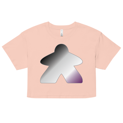 Queerple - Asexual/Demisexual Pride Women’s crop top