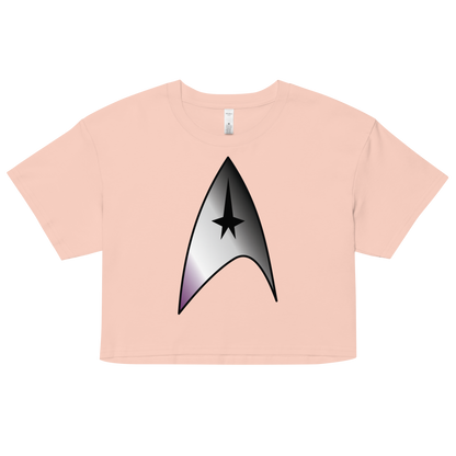 Starfleet Insignia - Asexual/Demisexual Pride Women’s crop top