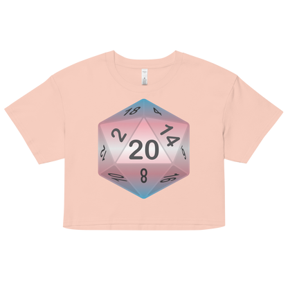 Pride Dice - Transgender Women’s crop top