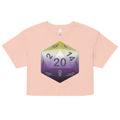 Pride Dice - Non-binary Women’s crop top