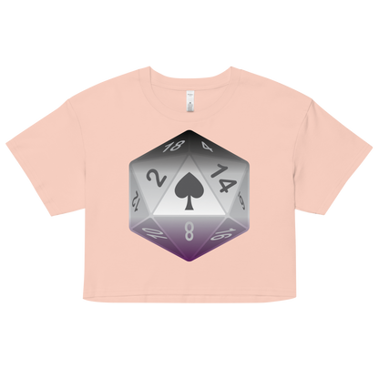 Pride Dice - Asexual Women’s crop top