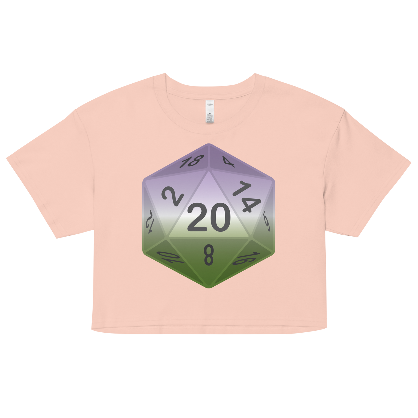 Pride Dice - Genderqueer Women’s crop top