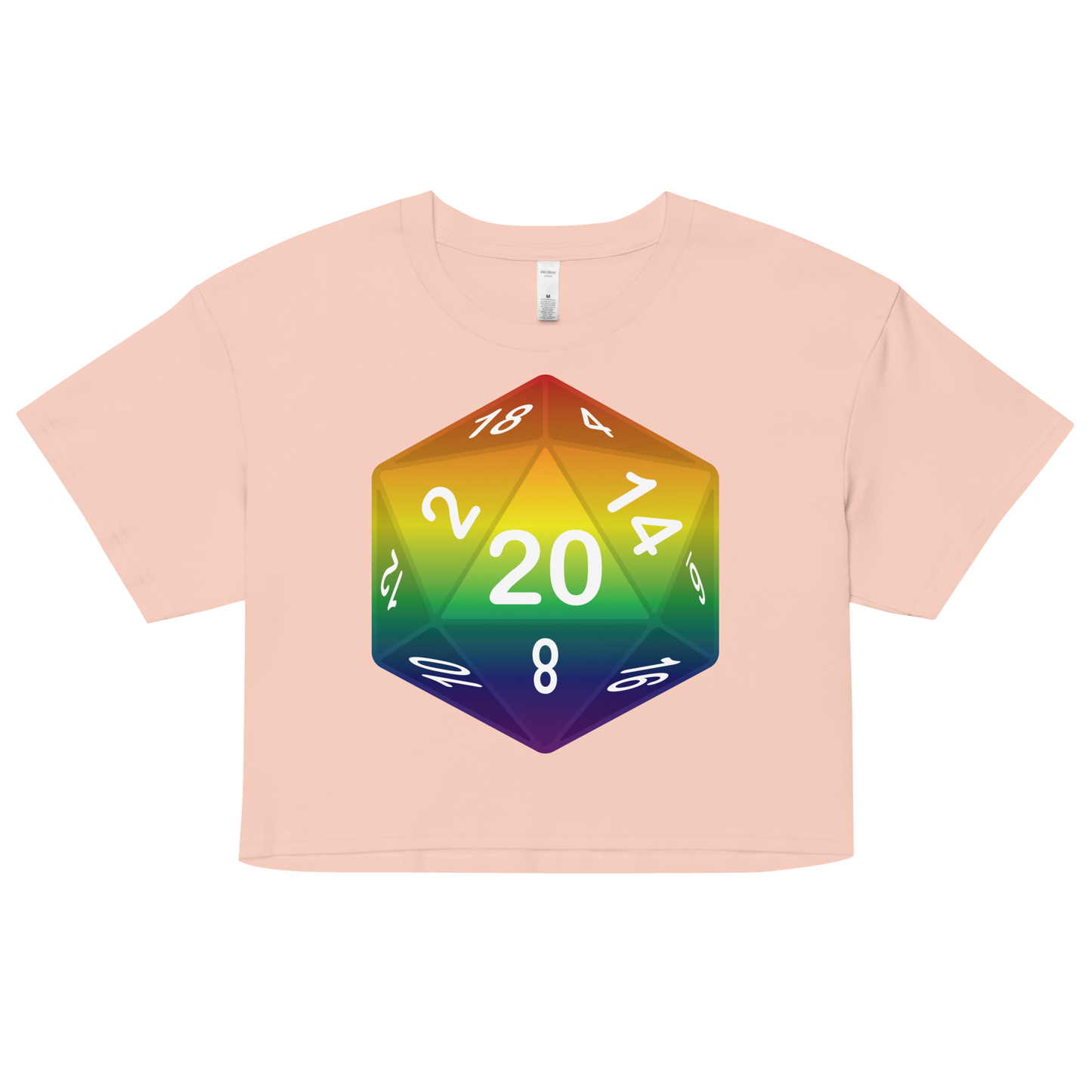 Pride Dice - Rainbow Women’s crop top