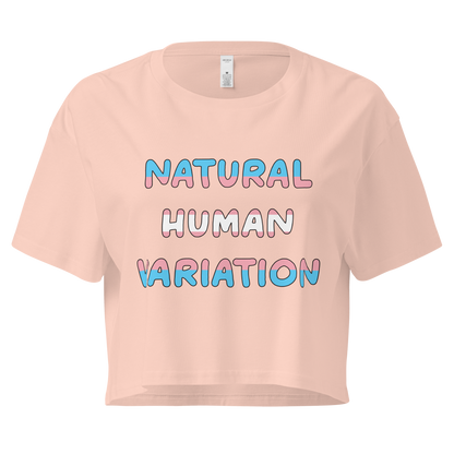 Natural Human Variation Women’s crop top