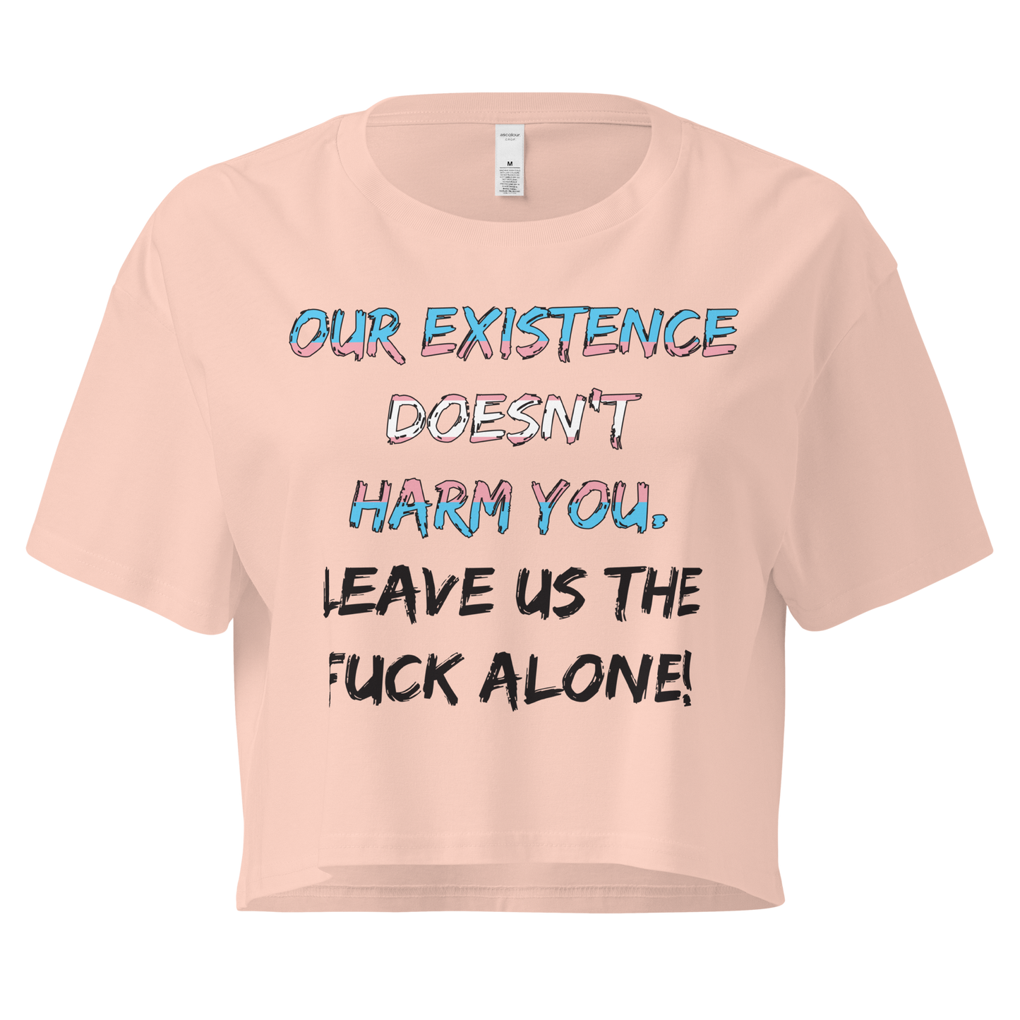 Leave Us Alone Women’s crop top