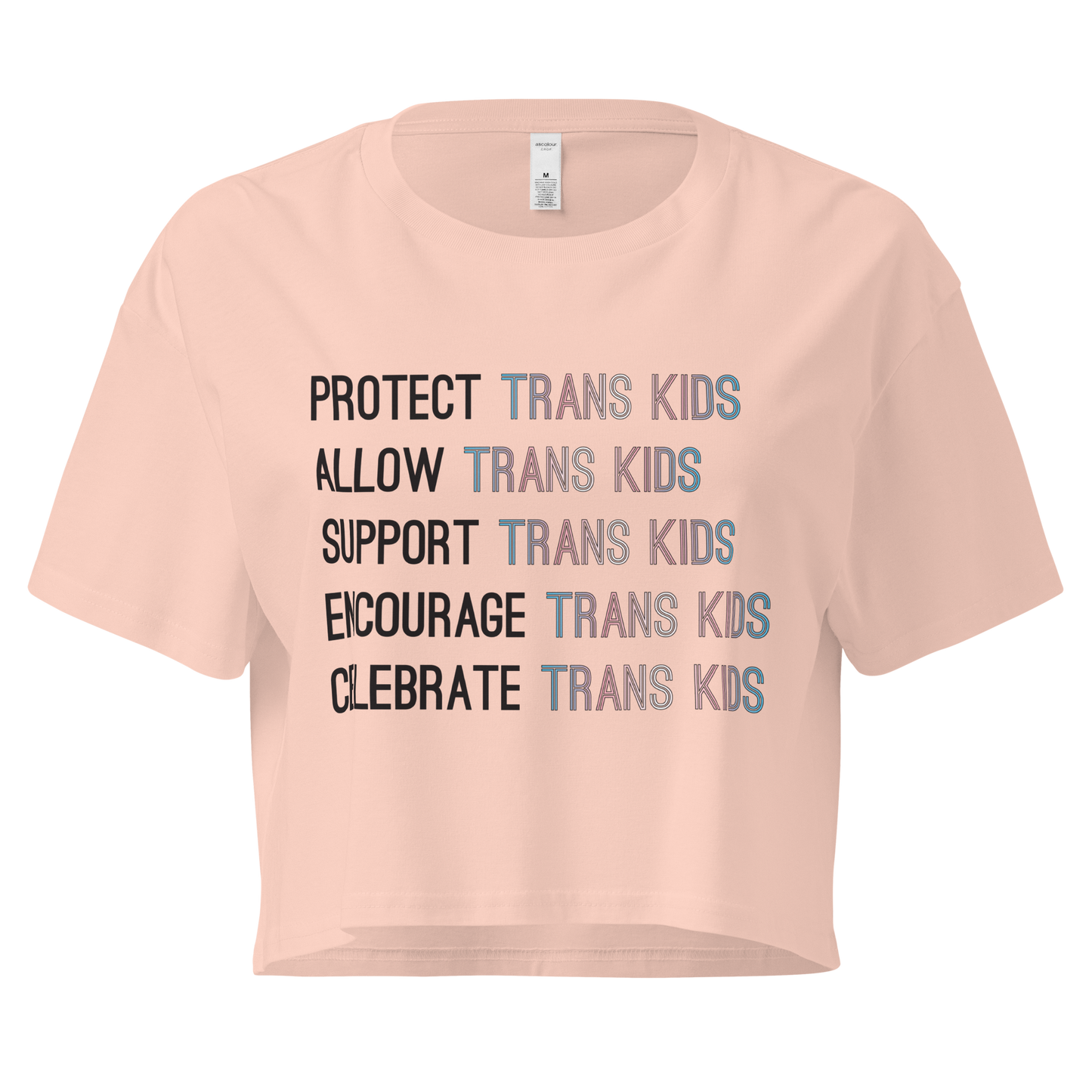 Support Trans Kids Women’s crop top