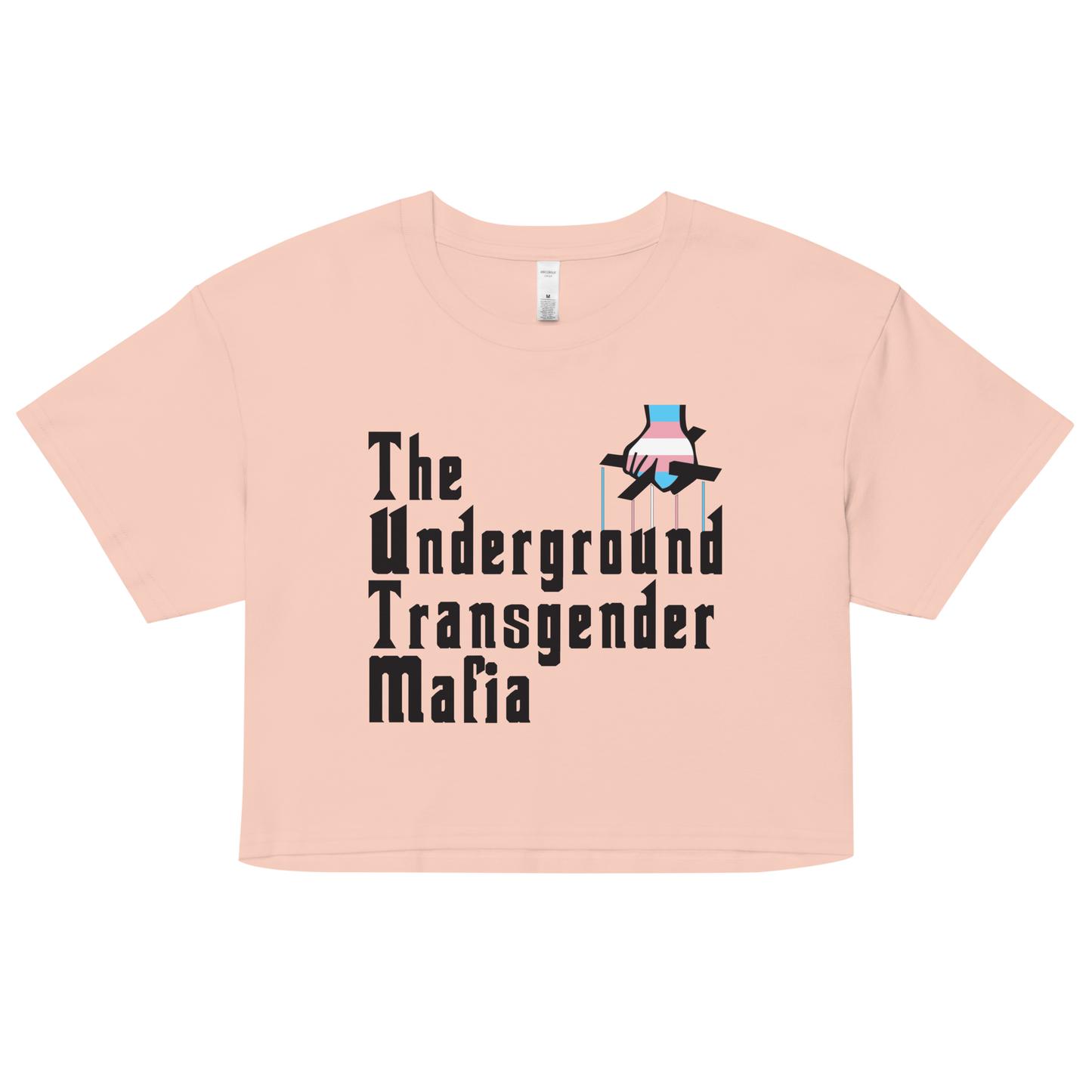 Underground Transgender Mafia Women’s crop top