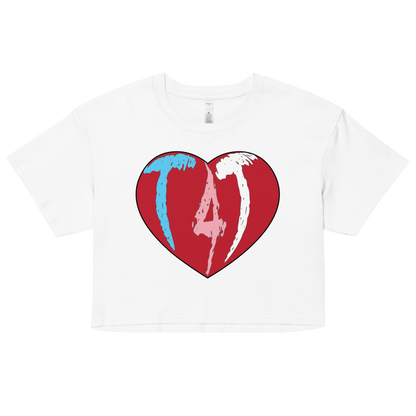 T4T Heart Women’s crop top