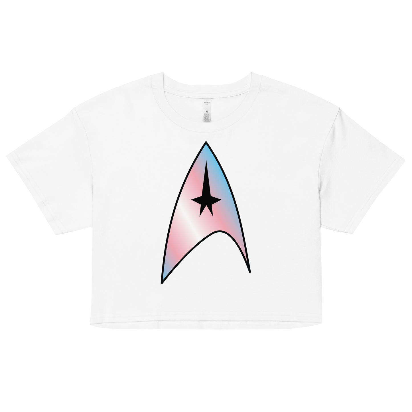 Starfleet Insignia - Trans Pride Women’s crop top