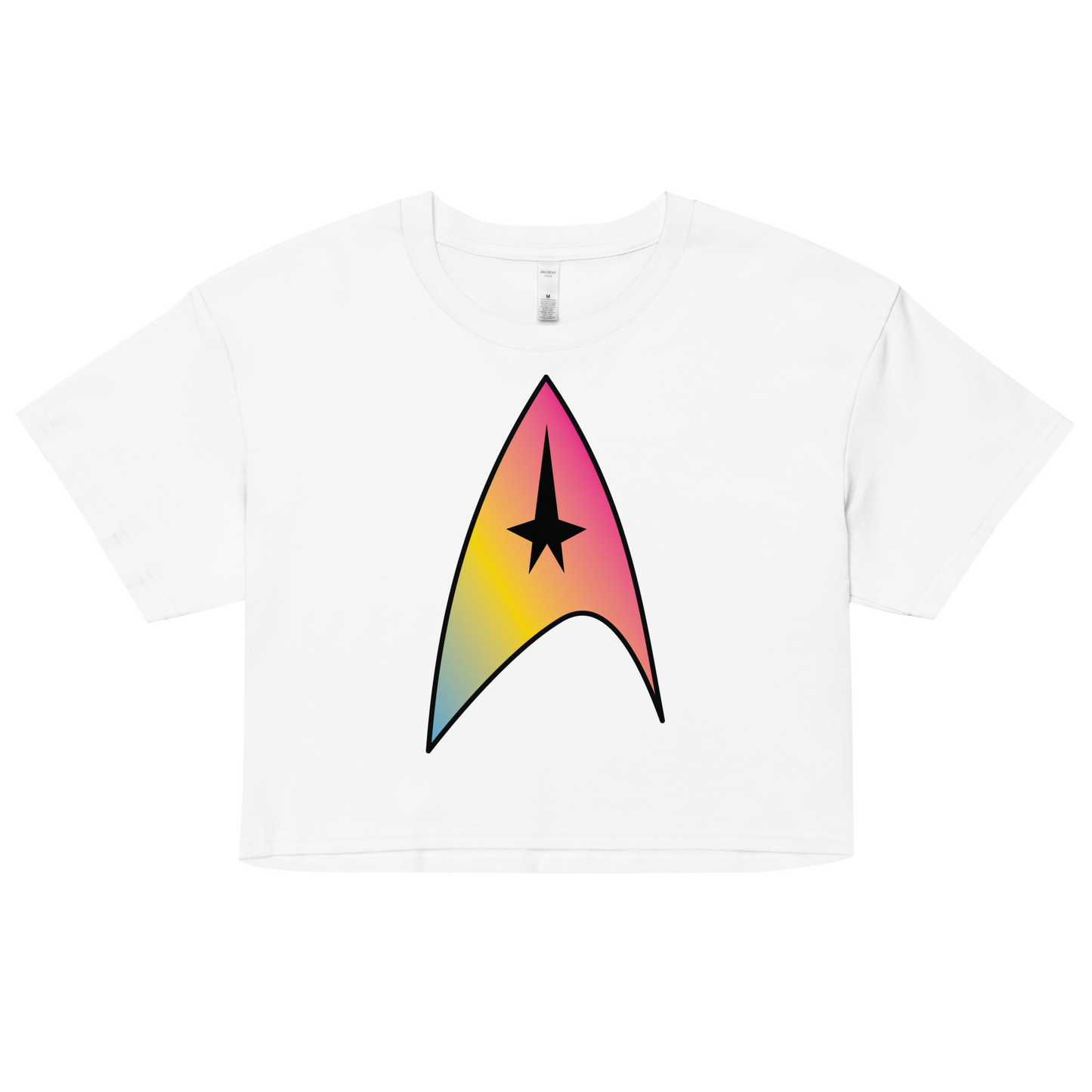 Starfleet Insignia - Pansexual Pride Women’s crop top