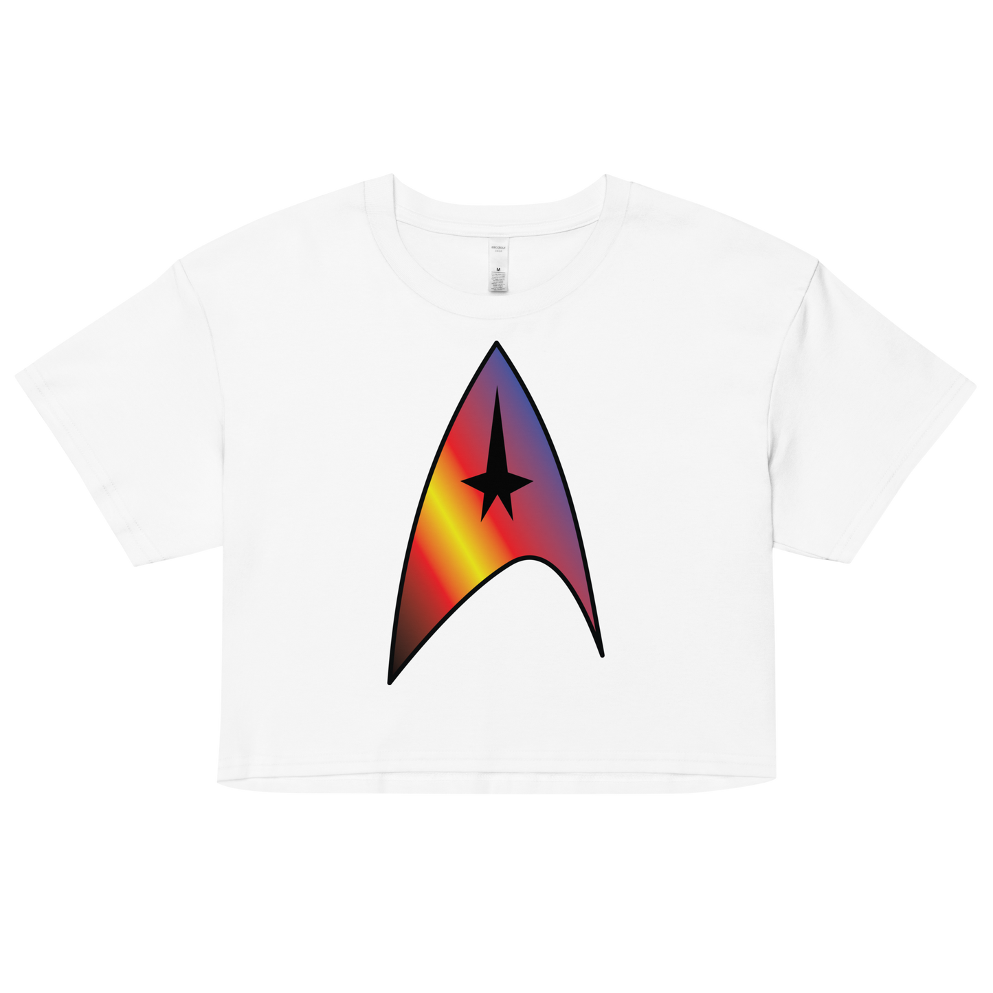 Starfleet Insignia - Polyamory Pride Women’s crop top