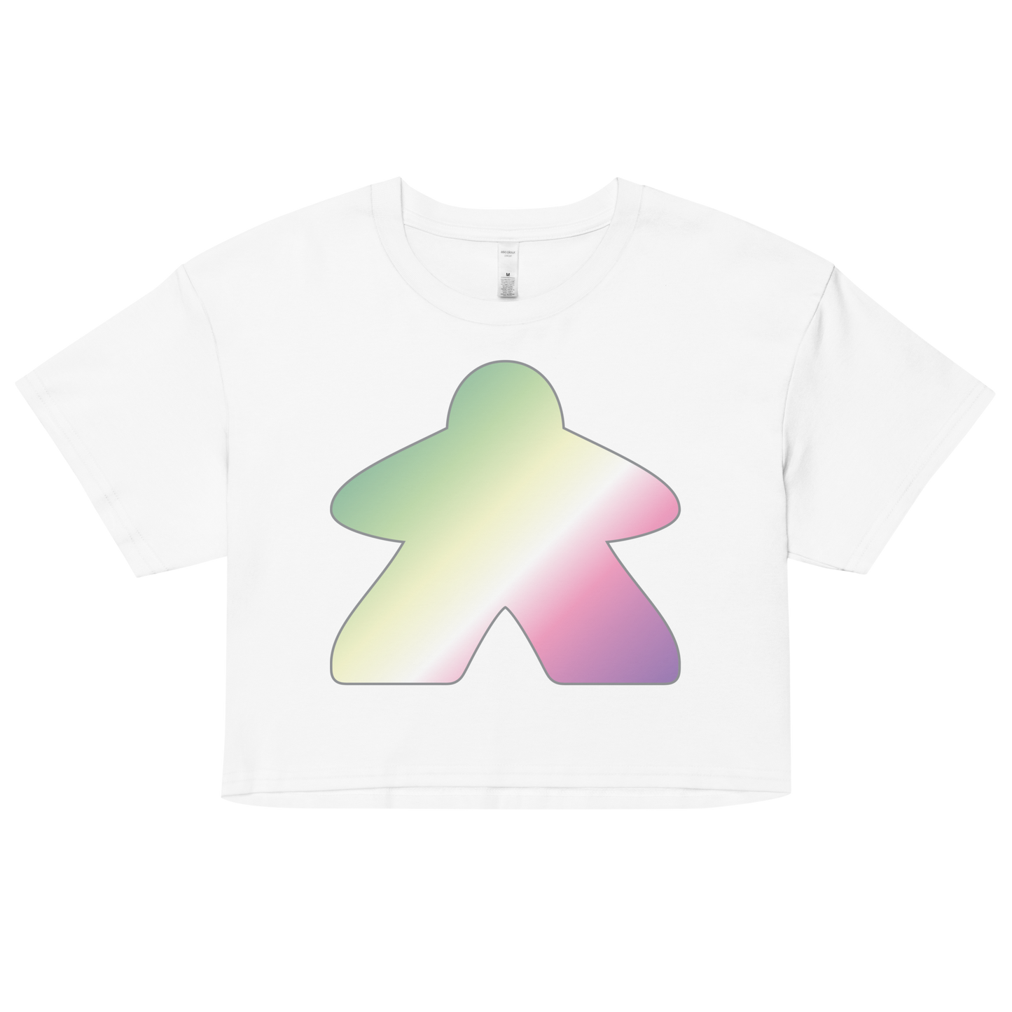 Queerple - Genderfae Pride Women’s crop top