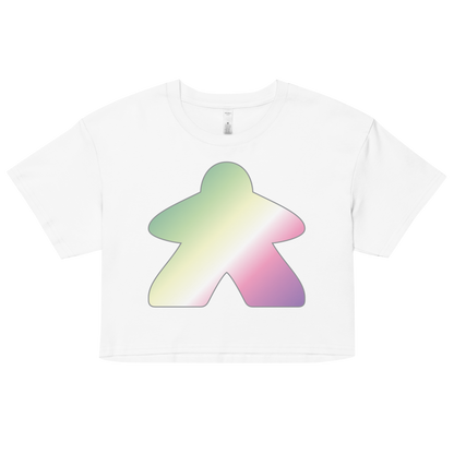 Queerple - Genderfae Pride Women’s crop top