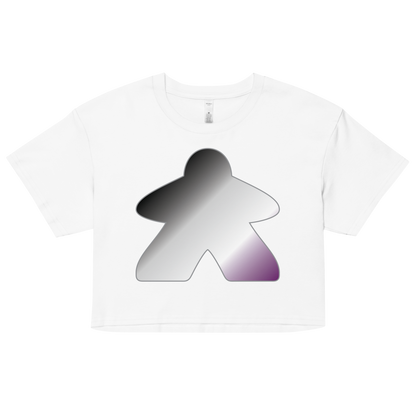 Queerple - Asexual/Demisexual Pride Women’s crop top