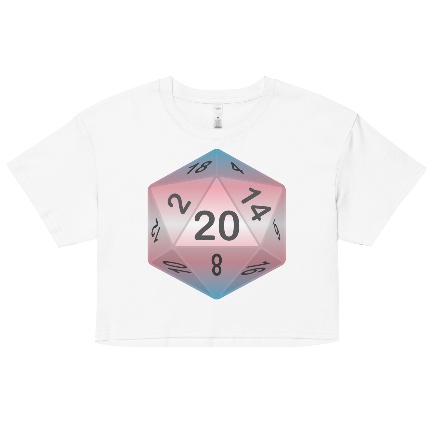 Pride Dice - Transgender Women’s crop top