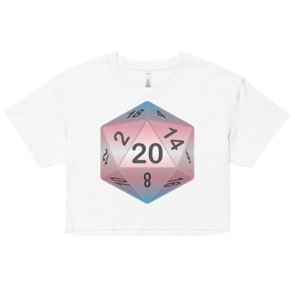 Pride Dice - Transgender Women’s crop top