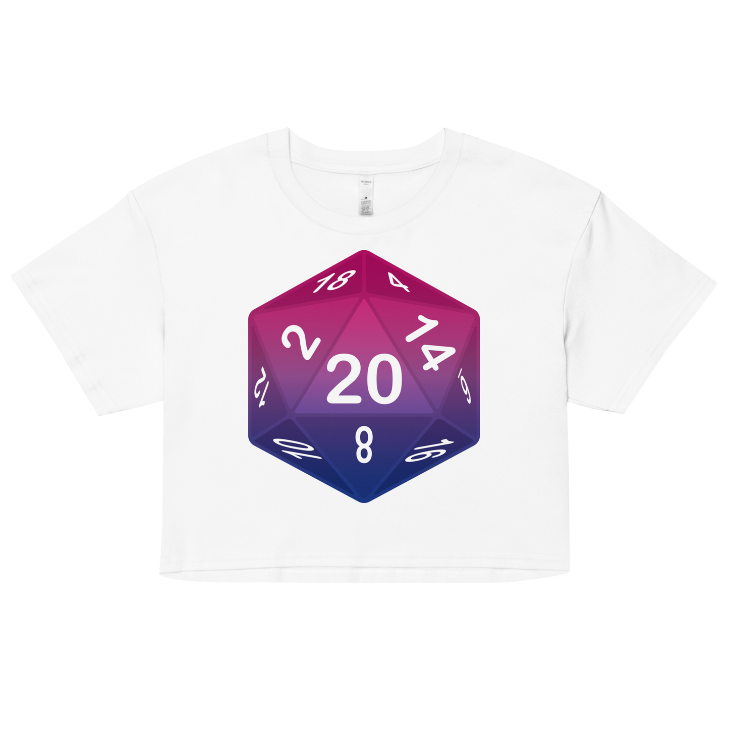 Pride Dice - Bisexual Women’s crop top