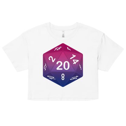 Pride Dice - Bisexual Women’s crop top