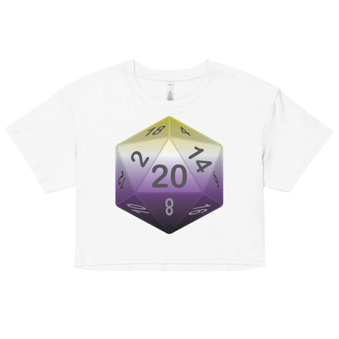 Pride Dice - Non-binary Women’s crop top